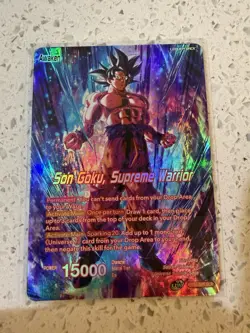 Bandai Dragon Ball Super Card Game Holo Leader Lot Son Goku BT16-001 SLR & UC - Image 1
