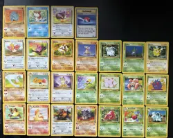 Vintage jungle Pokemon Cards Bundle x 25 Good Condition 1999 WOTC - Image 2