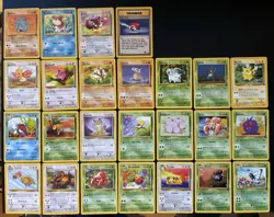 Vintage jungle Pokemon Cards Bundle x 25 Good Condition 1999 WOTC - Image 2