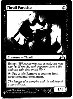 MTG The List Reprints #81 Thrull Parasite - Image 1