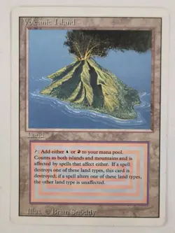 MtG Magic The Gathering Revised Volcanic Island #291 Ungraded - Image 1