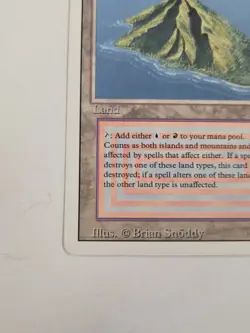 MtG Magic The Gathering Revised Volcanic Island #291 Ungraded - Image 4