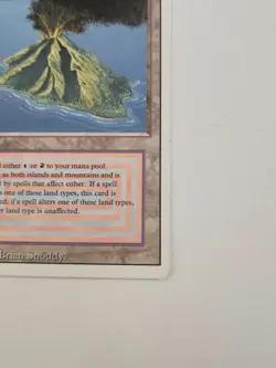 MtG Magic The Gathering Revised Volcanic Island #291 Ungraded - Image 5