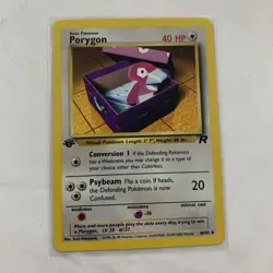 Porygon 1st Edition Rocket Keiji Kinebuchi NM Pokemon TCG 1999-2000 Vintage Card - Image 1