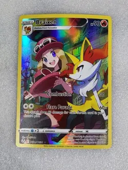 Braixen TG01/TG30 NM/M SWSH12 Silver Tempest Trainer Gallery Pokemon TCG - Image 1