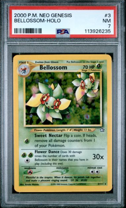 2000 POKEMON NEO GENESIS #3 BELLOSSOM-HOLO - Image 1