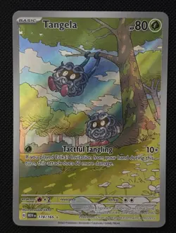 Pokemon Tangela Illustration Rare Holo 178/165 Scarlet & Violet 151 English - Image 1