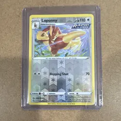 Pokemon Lopunny Rapid Strike Reverse Holo Fusion Strike 213/264 Uncommon HP 110 - Image 1