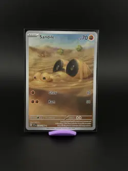 Pokemon Sandile 216/198 Scarlet & Violet Base Set NM - Image 1