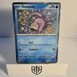 Pokemon TCG - Slowpoke 116/091 Paldean Fates - Shiny Ultra Rare Holo - NM - Image 1