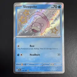 Pokemon TCG - Slowpoke 116/091 Paldean Fates - Shiny Ultra Rare Holo - NM - Image 3