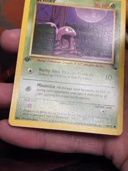 1st Edition Grimer 48/62 Fossil Non Holo Common Pokemon TCG 1999 - Image 5