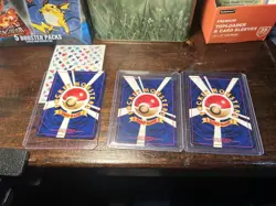 3 Vintage Holo Japanese Pokemon Card Lot LP - Image 2