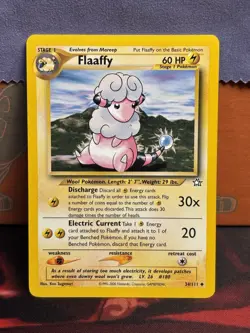Flaaffy 34/111 Neo Genesis Non Holo Uncommon Pokemon TCG 2000 - Image 1