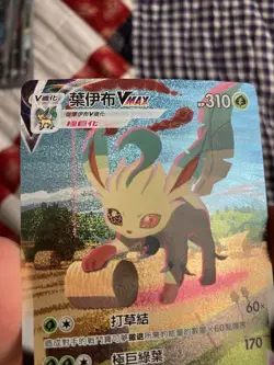 Pokemon S-Chinese Sword & Shield Eevee Heroes CS4aC-166 HR Leafeon VMAX MINT - Image 2