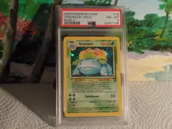 VENUSAUR HOLOFOIL #18 PSA 8 NM/MT 2000 POKEMON CAME BASE ll - Image 2