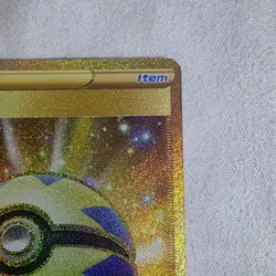 Quick Ball 216/202 Pokemon Sword & Shield Base Set Gold Holo Secret Rare NM - Image 5