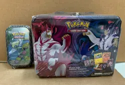 2021 POKEMON Tin Lot-(1) Battle Styles LUNCH BOX and (1) SHINING FATES Mini Tin - Image 1