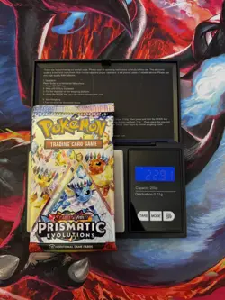 Pokemon TCG: Prismatic Evolutions HEAVY Booster Pack (22.91g) New & Sealed #8 - Image 1
