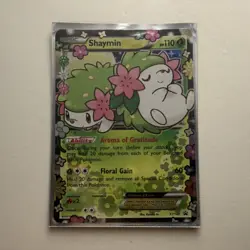 Pokemon Shaymin EX XY148 Promo Holo Basic 110 HP Aroma of Gratitude Floral Gain - Image 1