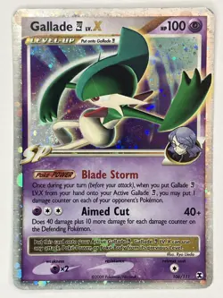 Gallade E4 Lv.X MP 106/111 Rising Rivals Pokemon TCG Holo - Image 1