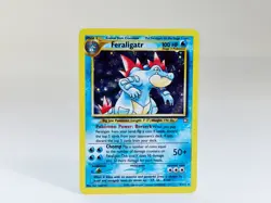 POKEMON ++FERALIGATR ++ 4/111 1999-2000 Creatures Fossil Regular VG TCG M16 - Image 1