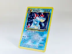 POKEMON ++FERALIGATR ++ 4/111 1999-2000 Creatures Fossil Regular VG TCG M16 - Image 3