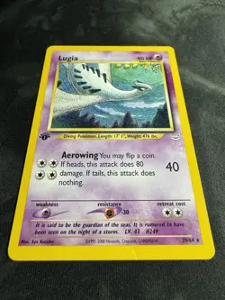 Lugia 20/64 Non-Holo Rare 1st Edition Neo Revelation 2001 Pokemon MP - Image 2