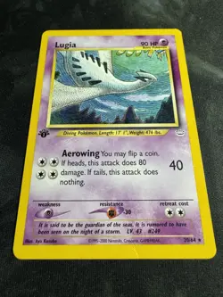 Lugia 20/64 Non-Holo Rare 1st Edition Neo Revelation 2001 Pokemon MP - Image 5