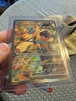 Pokemon TCG Hop's Zacian ex 186/159 SV09 Special Illustration Rare Holo Full Art - Image 3