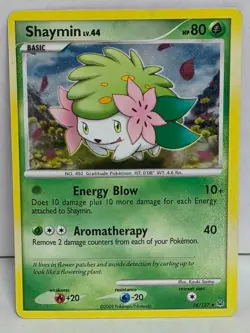 Shaymin Platinum 38/127 - Pokemon TCG Deck Exclusive Cosmos Holo Rare error cut - Image 1