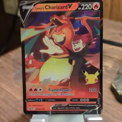 Pokemon Lance's Charizard V SWSH Promo Holo SWSH133 Basic HP220 2021 English - Image 1
