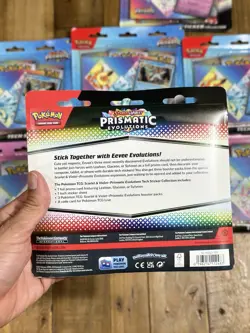 Pokemon TCG Scarlet Violet Prismatic Evolution Tech Sticker Collection Multiples - Image 5