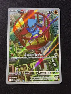 Pokemon TCG Riolu 010 ETB Promo Mega Evolutions - Image 1