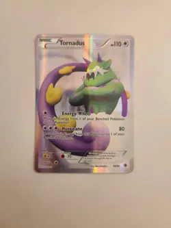 Pokemon TGC 2011 Emerging Powers Tornadus 98/98 Full Art Holo Rare Near Mint - Image 2