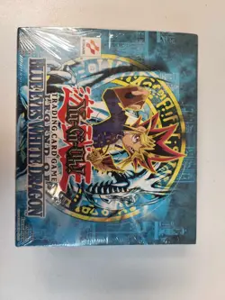 2002 Yu-Gi-Oh! Legend Of Blue-Eyes White Dragon Booster Box ENG Square Logo - Image 2