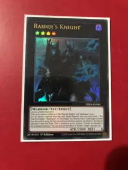 Raider's Knight Yu-Gi-Oh! PHRA-EN040 Ultra Rare 1st Edition NM - Image 1