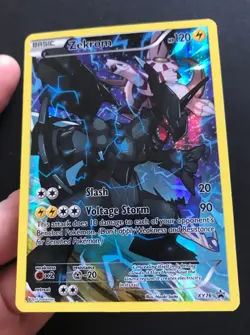 Zekrom XY76 XY PROMO RARE HOLO Pokemon Card FULL ART Shiny Near Mint - Image 4