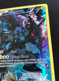 Zekrom XY76 XY PROMO RARE HOLO Pokemon Card FULL ART Shiny Near Mint - Image 5