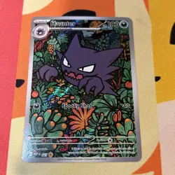 Haunter 027 Mega Evolution Illustration Rare Promo Mega Battle Pokemon Card - Image 2
