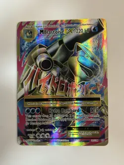 Pokemon Mega M Blastoise EX Full Art Ultra Rare Holo Card 102/108 XY Evolutions - Image 1