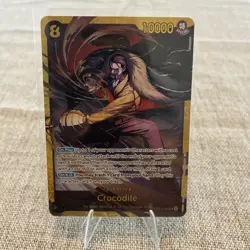 One Piece Card Game OP14-120 Crocodile SEC NM Alt Art Foil ENGLISH - Image 1