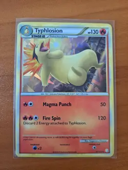 Typhlosion Cracked-Ice Holo Pokemon Card - Image 1