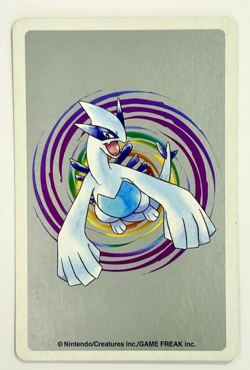 RAIKOU NO. 243 10 OF SPADES POKEMON SILVER POKER CARD JAPANESE 1999 - Image 2