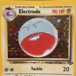 ELECTRODE TCG Holo Rare Jungle Card 2/64 1999 vintage Pokemon card - Image 1