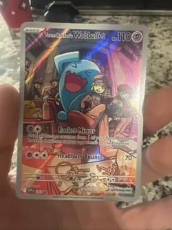 Team Rocket's Wobbuffet 203 Sv: Scarlet & Violet Promo Cards Holo - Image 1