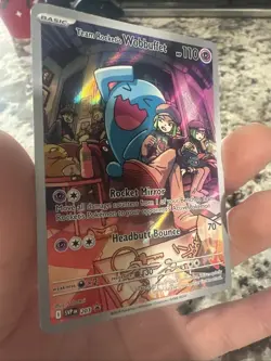 Team Rocket's Wobbuffet 203 Sv: Scarlet & Violet Promo Cards Holo - Image 2
