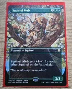 Squirrel Mob -BORDERLESS - Commander: Bloomburrow - NM - Image 1