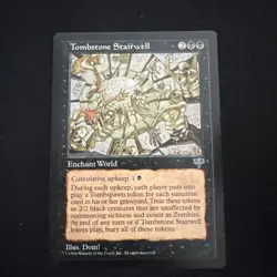 Tombstone Stairwell Magic the Gathering MTG 1996 - Image 1