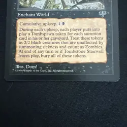Tombstone Stairwell Magic the Gathering MTG 1996 - Image 3